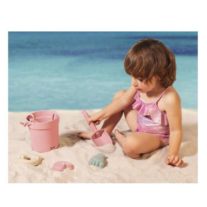 Conjunto de Praia em Silicone Rosa - Kiokids