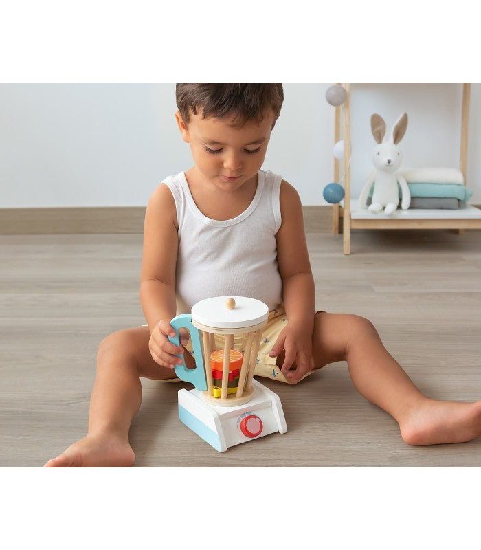 Liquidificador em madeira - Kiokids