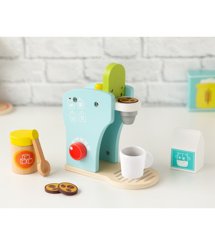 Máquina de Café em madeira - Kiokids