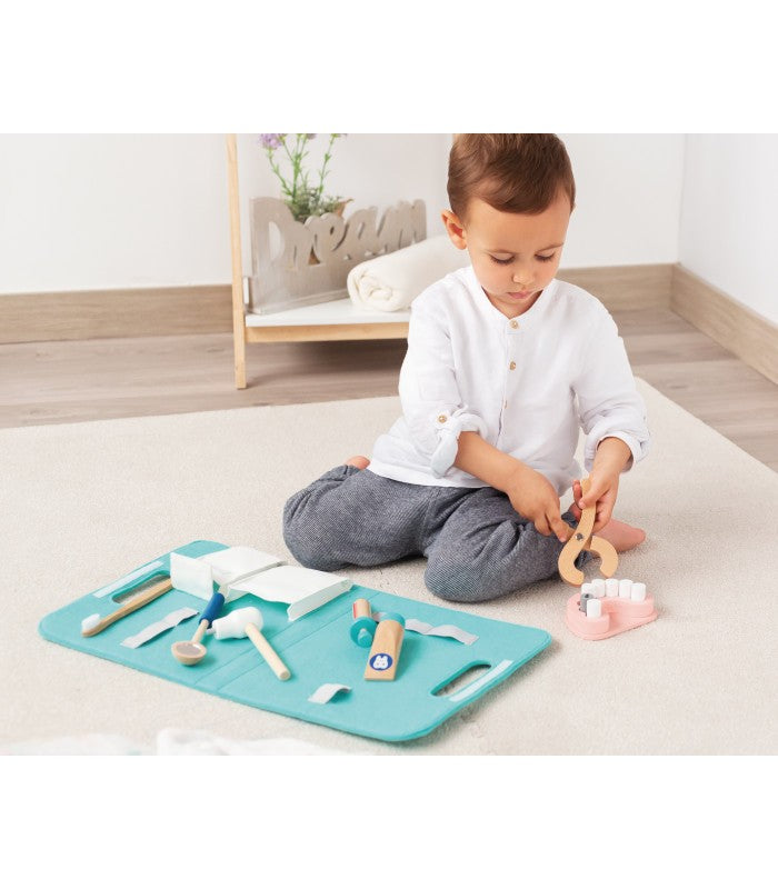 Set Dentista em Madeira - Kiokids