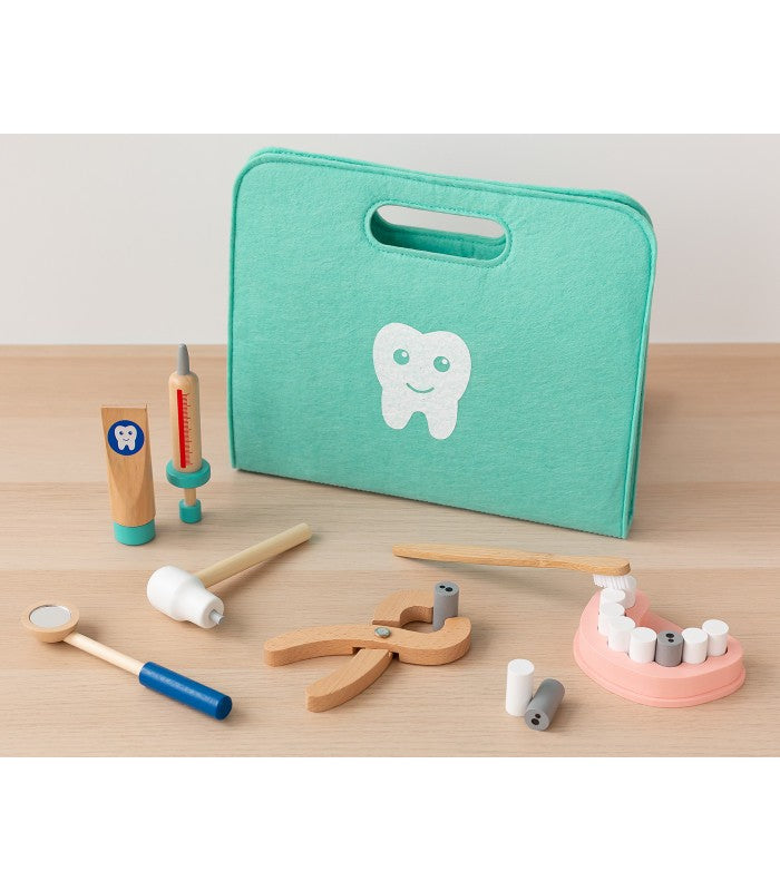 Set Dentista em Madeira - Kiokids