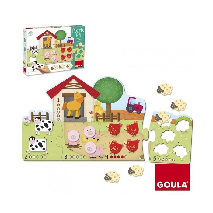 Puzzle Quinta de 1 a 5 - Goula