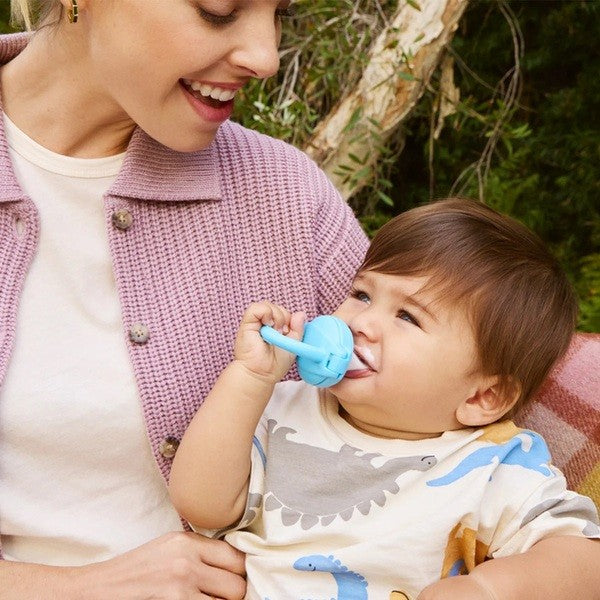 Alimentador em Silicone Azul - munchkin