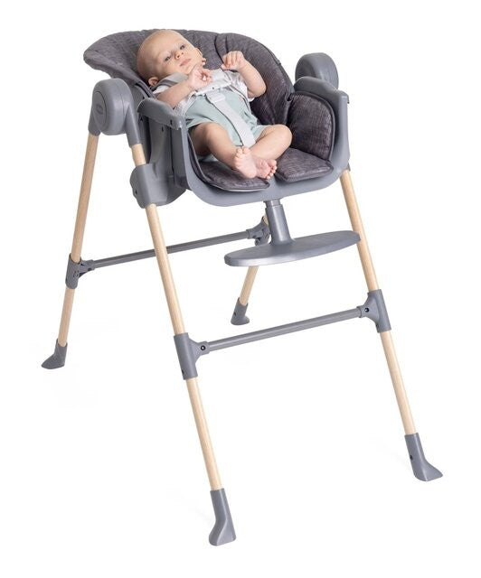Cadeira de Papa Polly Essential Coal - Chicco