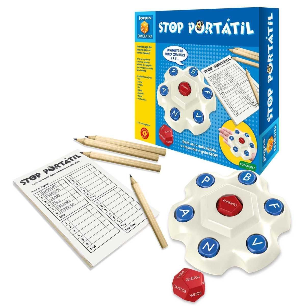 Jogo Stop Portátil - Concentra