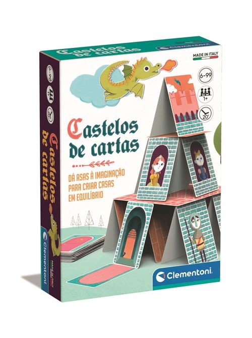 Jogo de Cartas Castelos de Cartas - Clementoni
