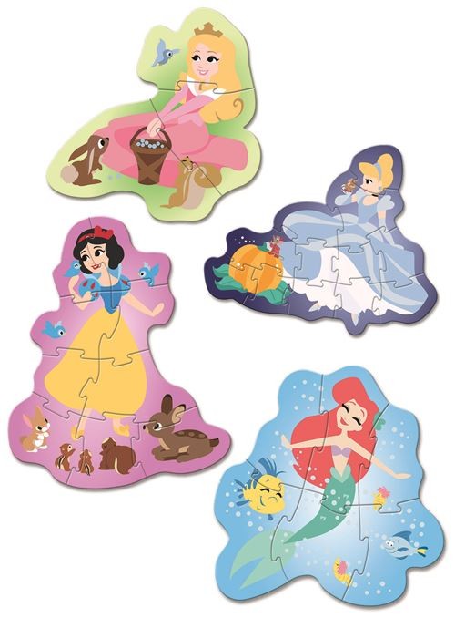 My First Puzzle 4 mini puzzles Princesas - Clementoni
