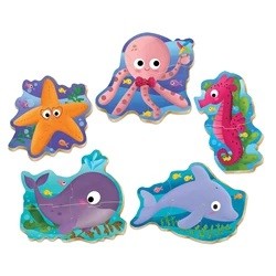 Baby Puzzle Animais Marinhos 12M+ - Educa