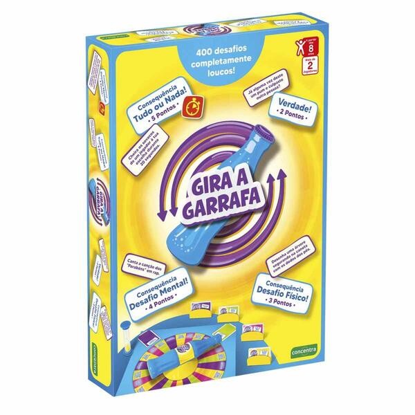 Jogo Gira a Garrafa - Concentra
