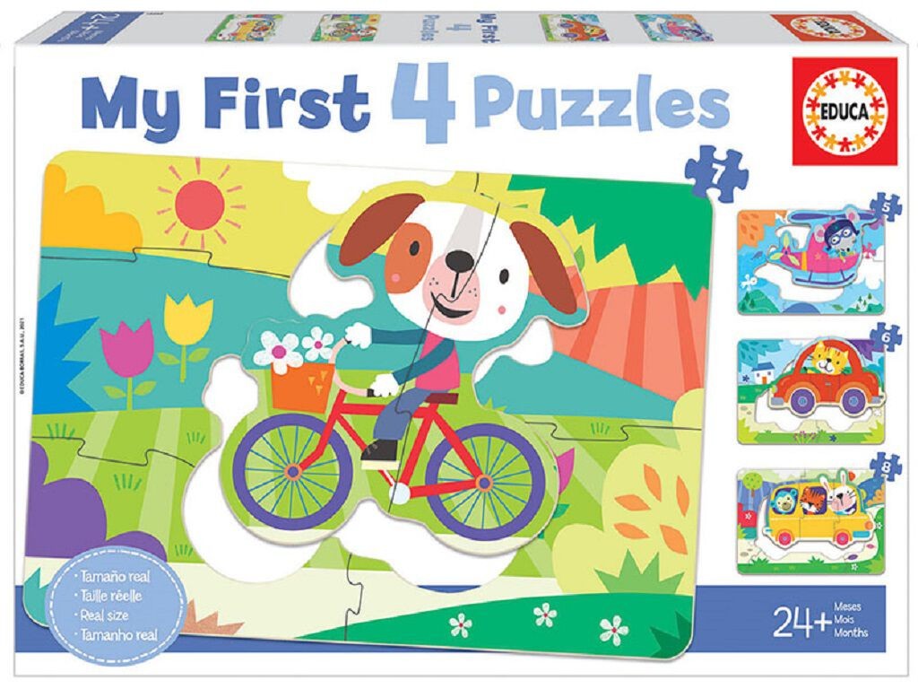 Puzzle My First Veículos - Educa