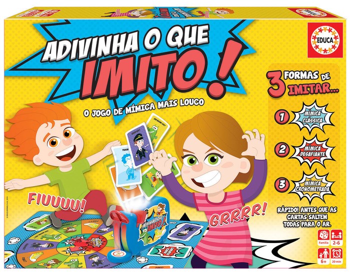 Jogo Adivinha o que Imito - Educa