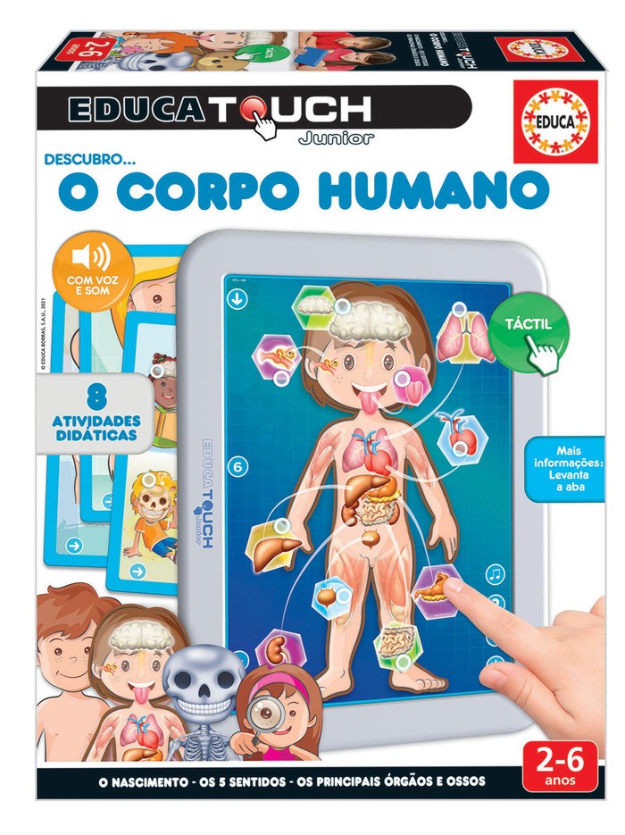 Jogo EducaTouch: O Corpo Humano - Educa
