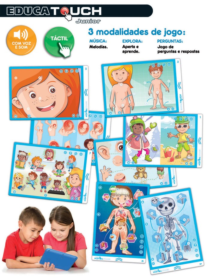 Jogo EducaTouch: O Corpo Humano - Educa