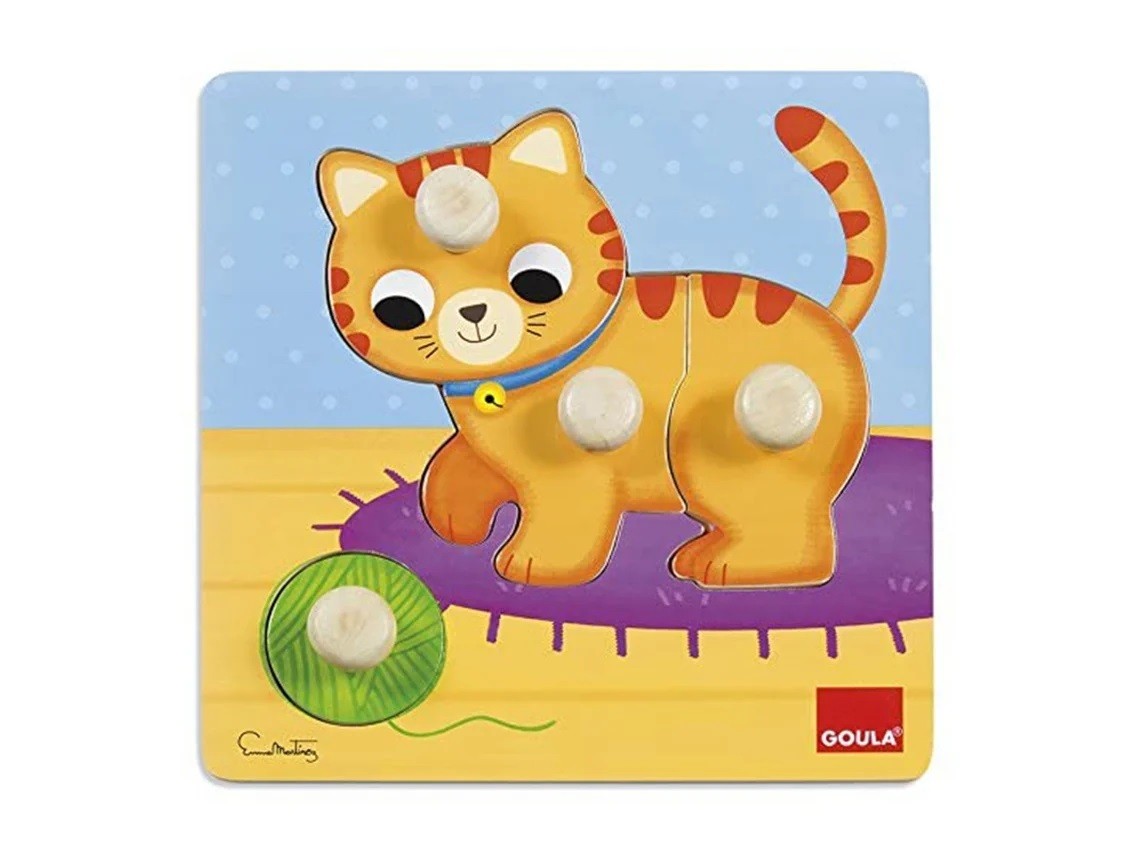 Puzzle Madeira Gato 1-2 - Goula