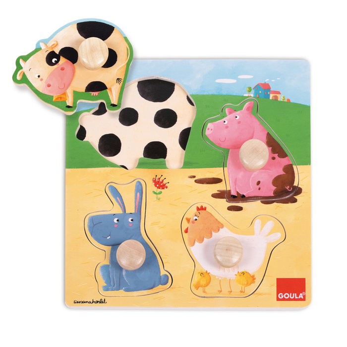 Puzzle Madeira Animais Quinta 1-2 - Goula