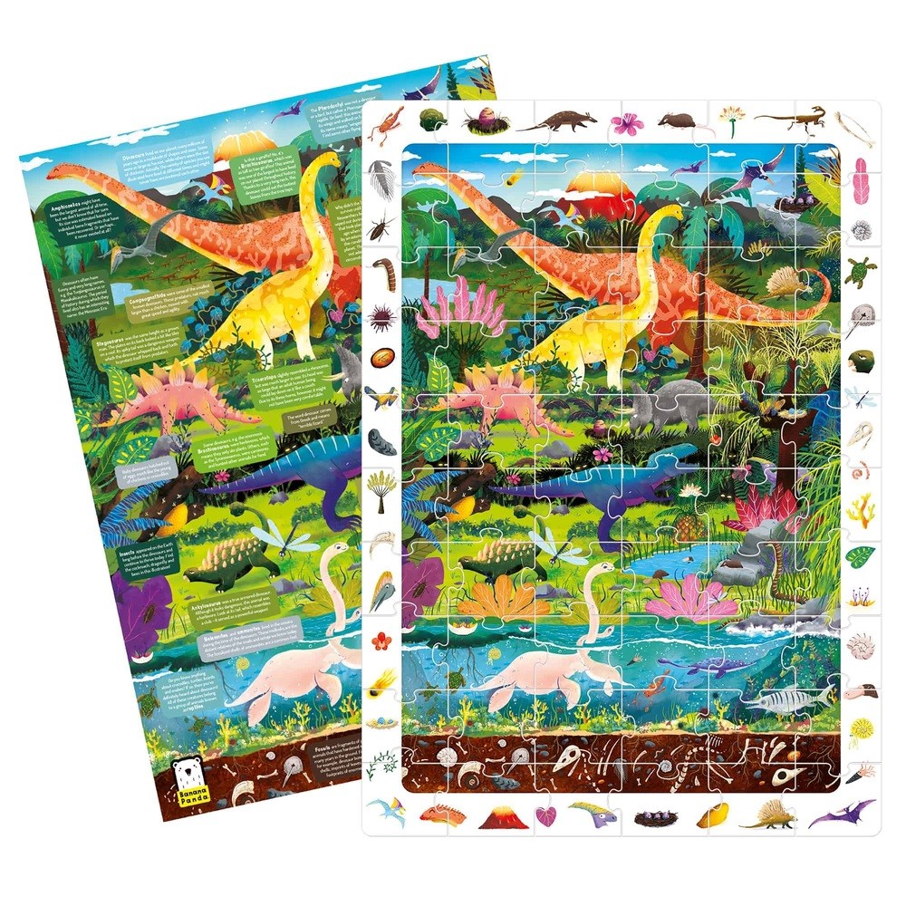 Puzzle Dinossauros - Banana Panda