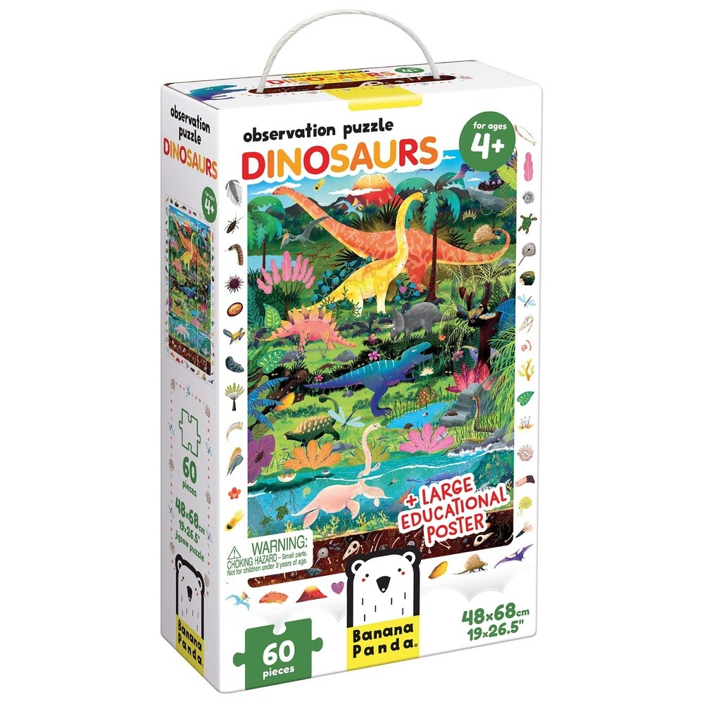 Puzzle Dinossauros - Banana Panda