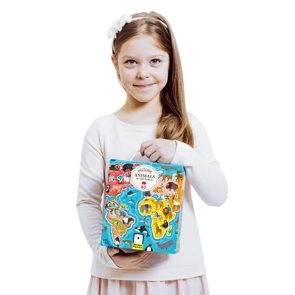 Puzzle Animais do Mundo - Banana Panda