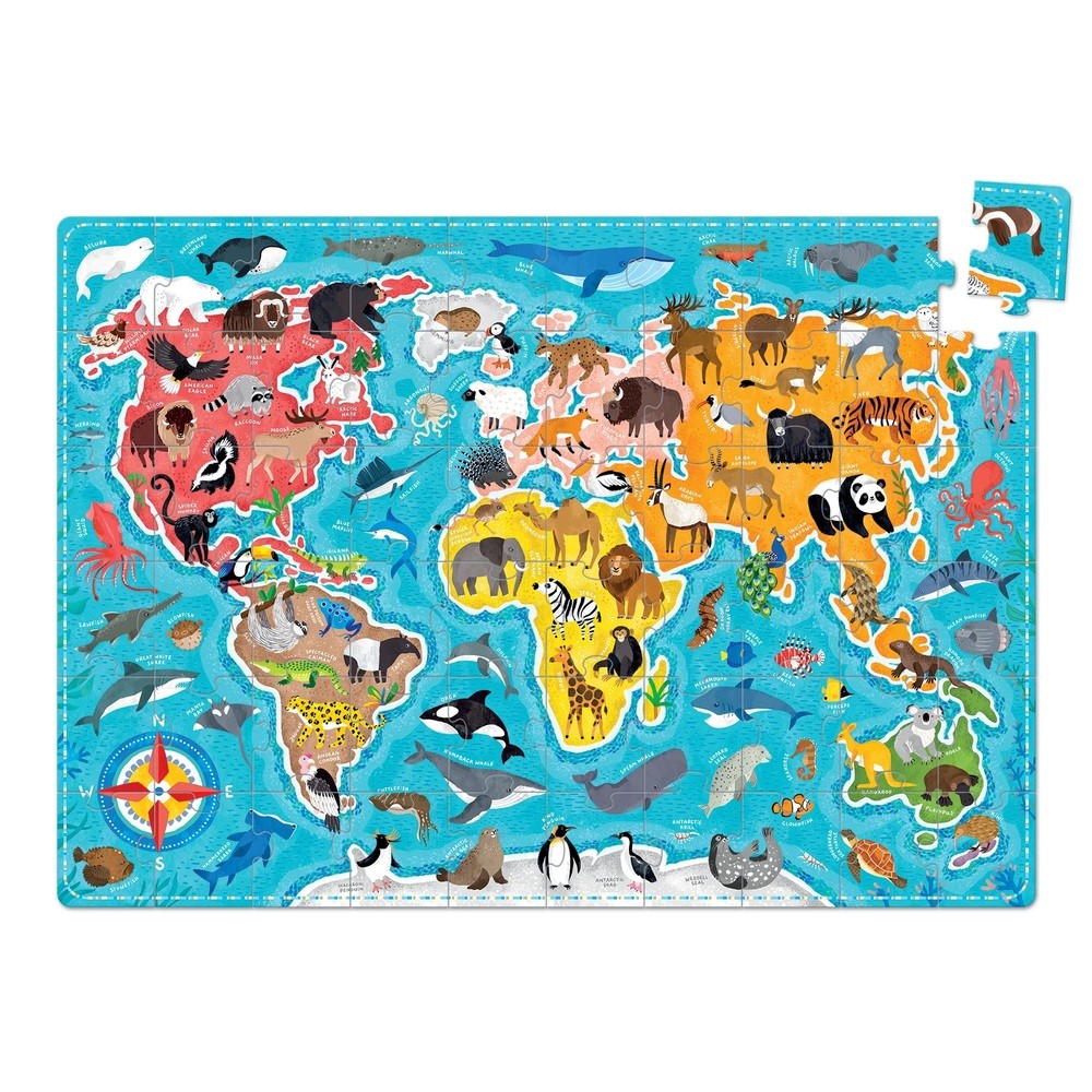 Puzzle Animais do Mundo - Banana Panda