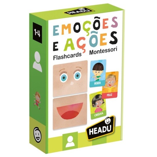 Jogo Flashcards Emoções e Ações - Headu