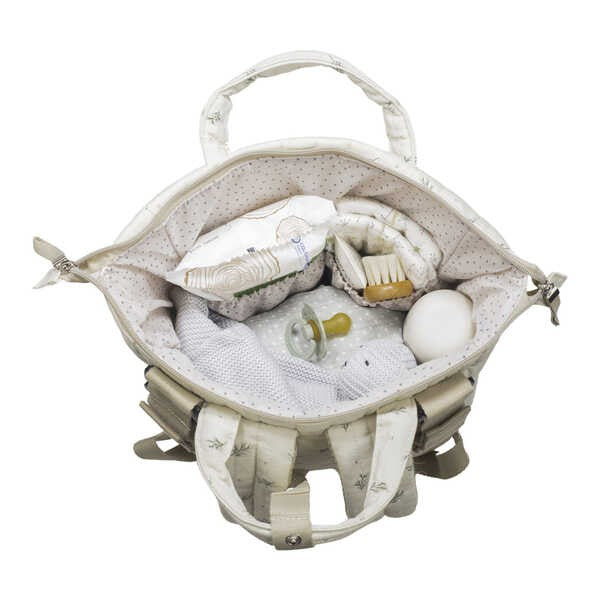 Mochila com Muda Fraldas Mimosa Verde - Walking Mum
