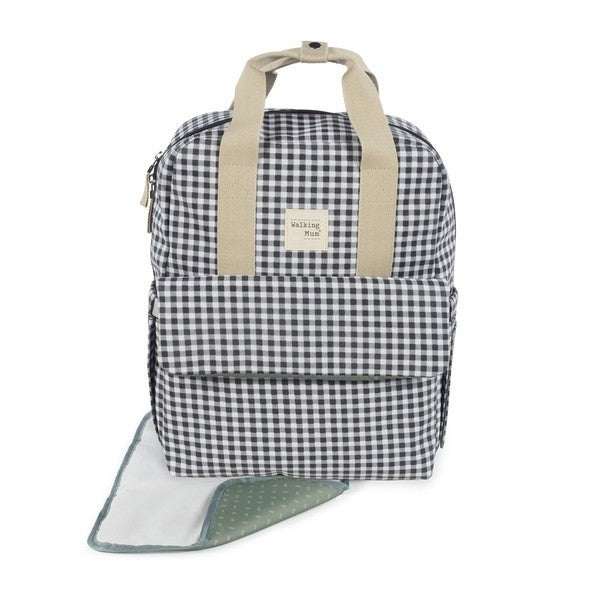 Mochila Maternidade I Love Vichy Black - Walking Mum