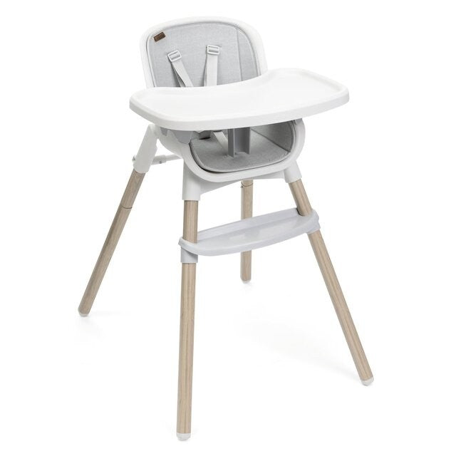 Cadeira de Papa Zest Plus Wooden Grey  - Chicco