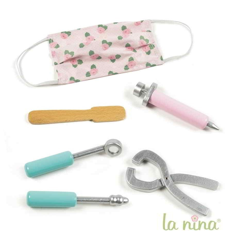 Estojo Médico Dentista de Madeira - La Nina