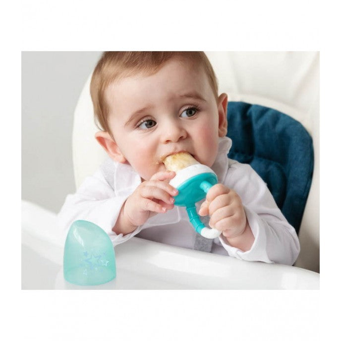 Alimentador em Silicone Azul - Kiokids