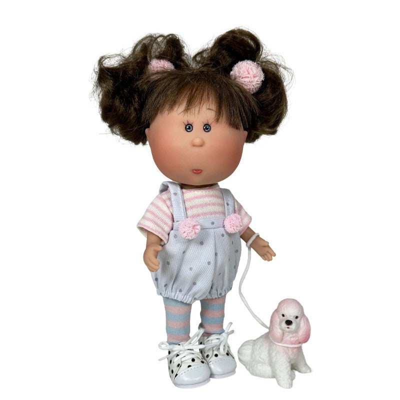 Boneca Little Mia Morena com mascote - Nines D' Onil