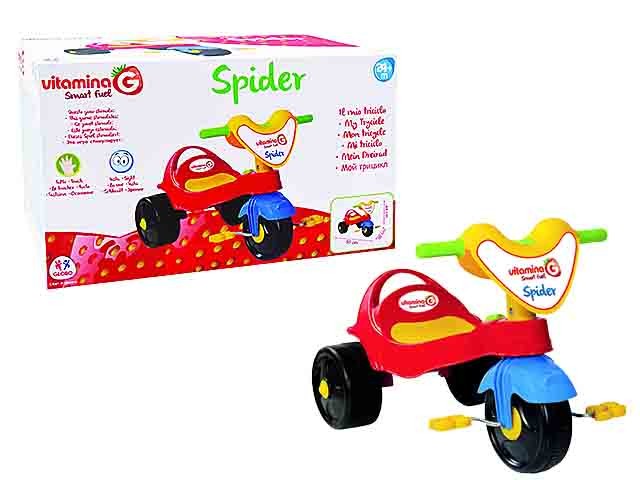 Triciclo em plástico Spider - Vitamina G