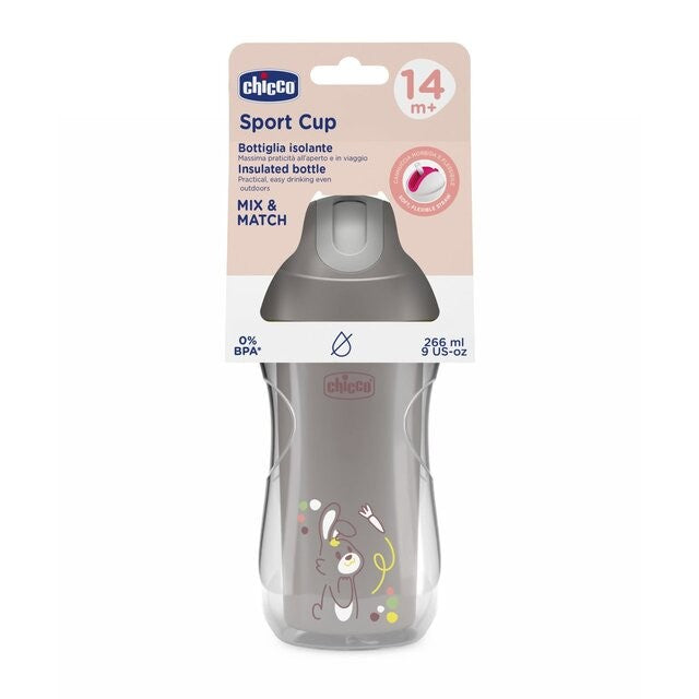 Copo Sport Térmico Mix&Match Cinza 266ml - Chicco