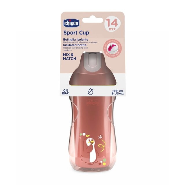 Copo Sport Térmico Mix&Match Rosa 266ml - Chicco
