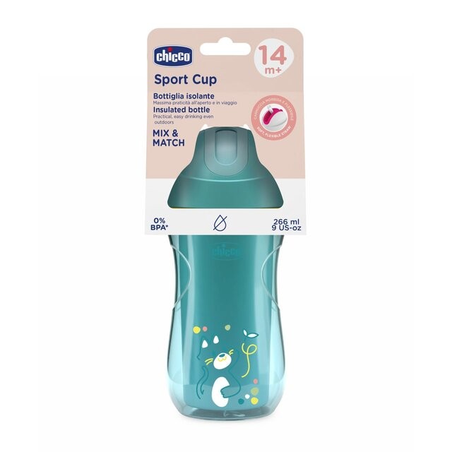 Copo Sport Térmico Mix&Match Verde 266ml - Chicco