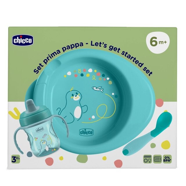 Conjunto de Papa Mix&Match Azul 6M+ - Chicco