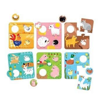 Puzzle Animais Quinta - Banana Panda