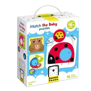 Puzzles Match the Baby - Banana Panda