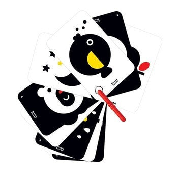 Jogo Grande Contraste Flash Cards 0M+ - Banana Panda