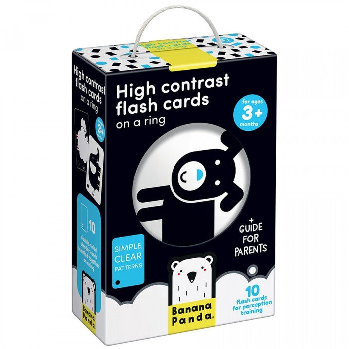 Jogo Grande Contraste Flash Cards 3M+ - Banana Panda
