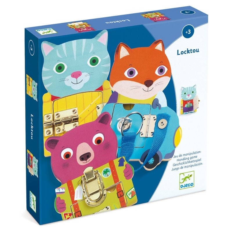Jogo Locktou - Abrir e Fechar Fechaduras - Djeco