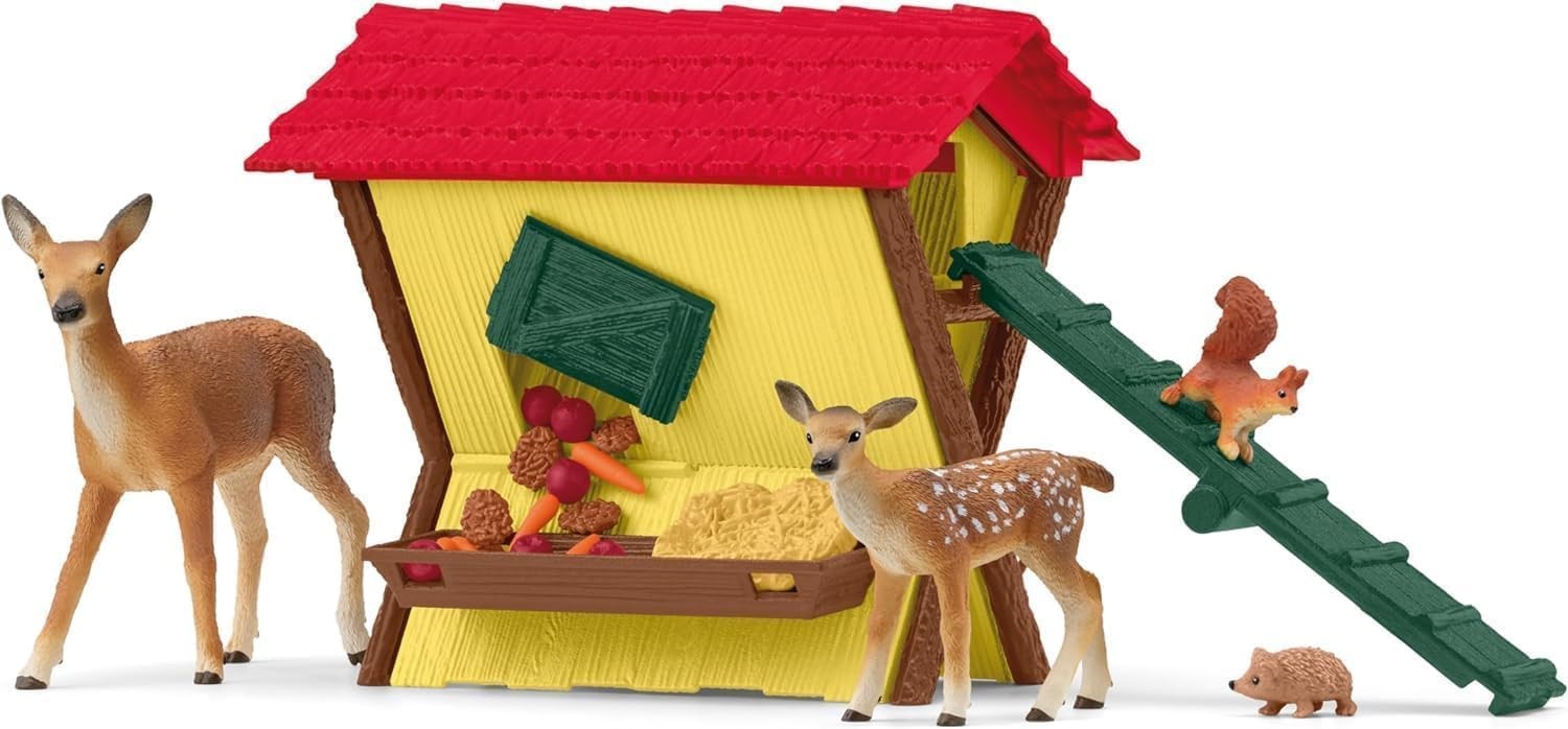Conjunto Comida para animais do Bosque - Schleich