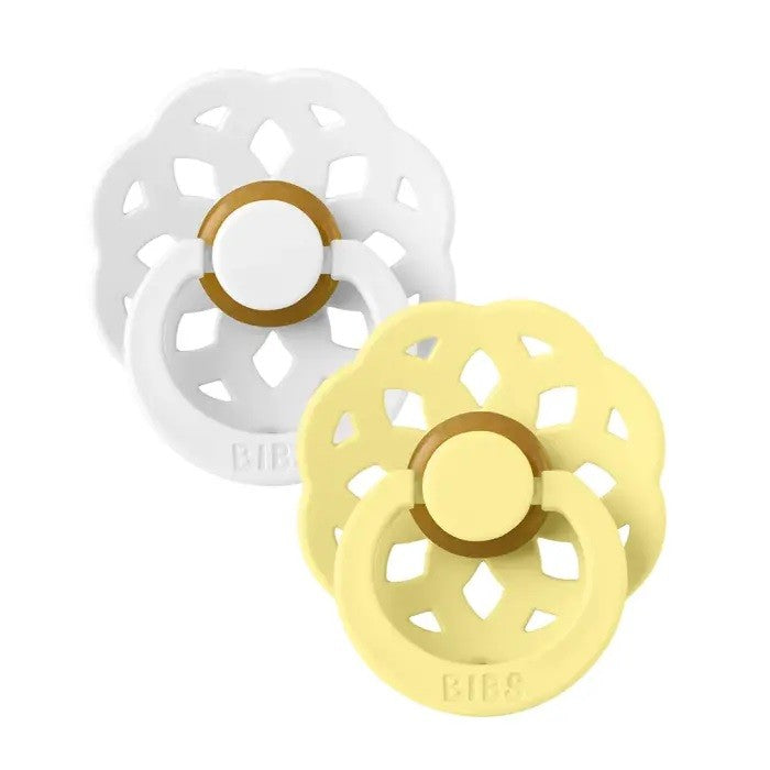 Conjunto 2 Chupetas Boheme White/Sunshine 0-6M - Bibs