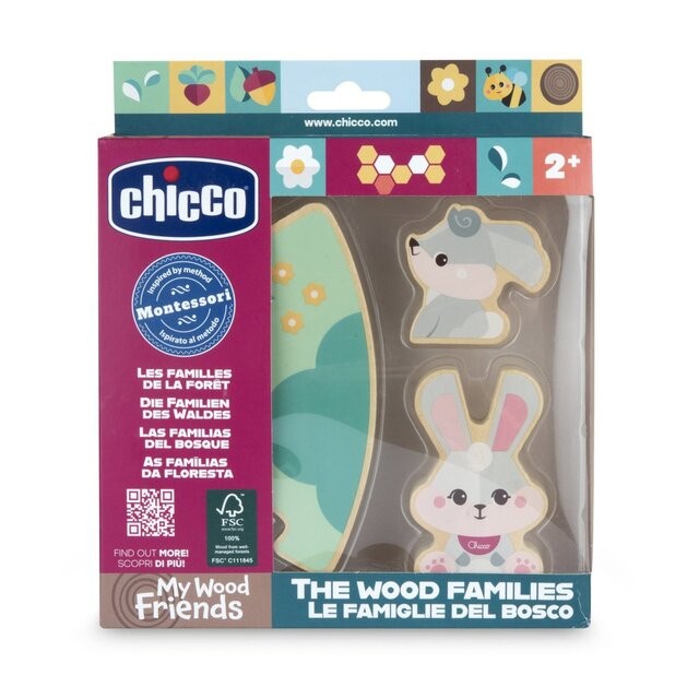As Famílias da Floresta: Mãe Coelha e Filhote - Chicco