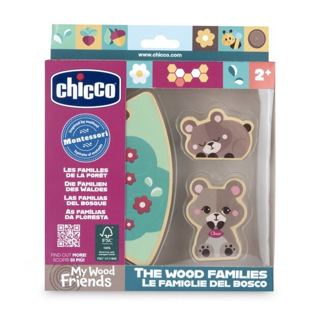 As Famílias da Floresta: Mãe Urso e Filhote - Chicco