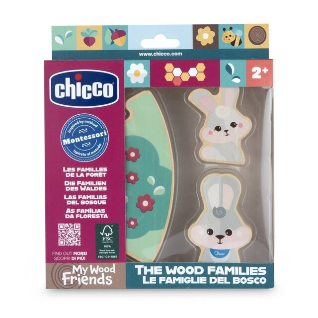 As Famílias da Floresta: Pai Coelho e Filhote - Chicco