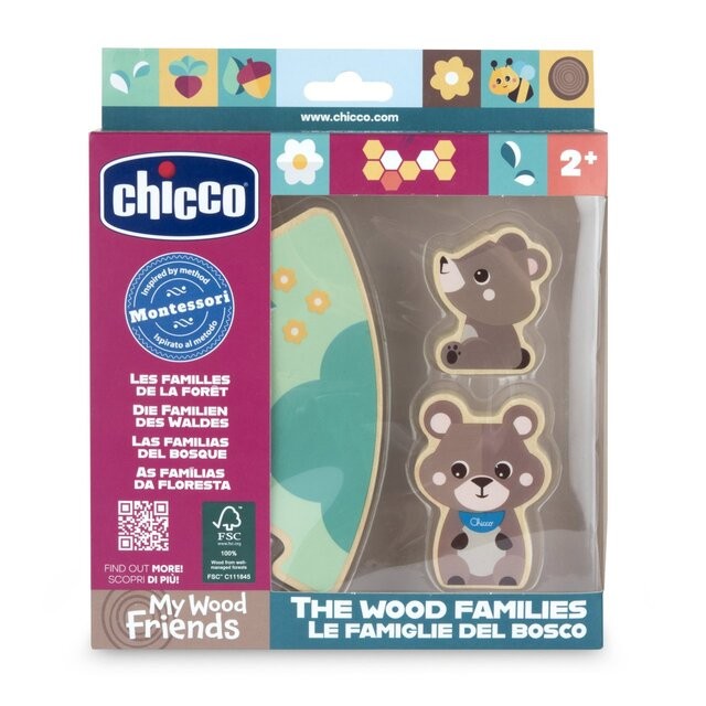 As Famílias da Floresta: Pai Urso e Filhote - Chicco