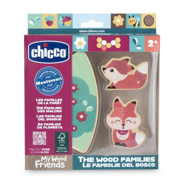 As Famílias da Floresta: Mãe Raposa e Filhote - Chicco