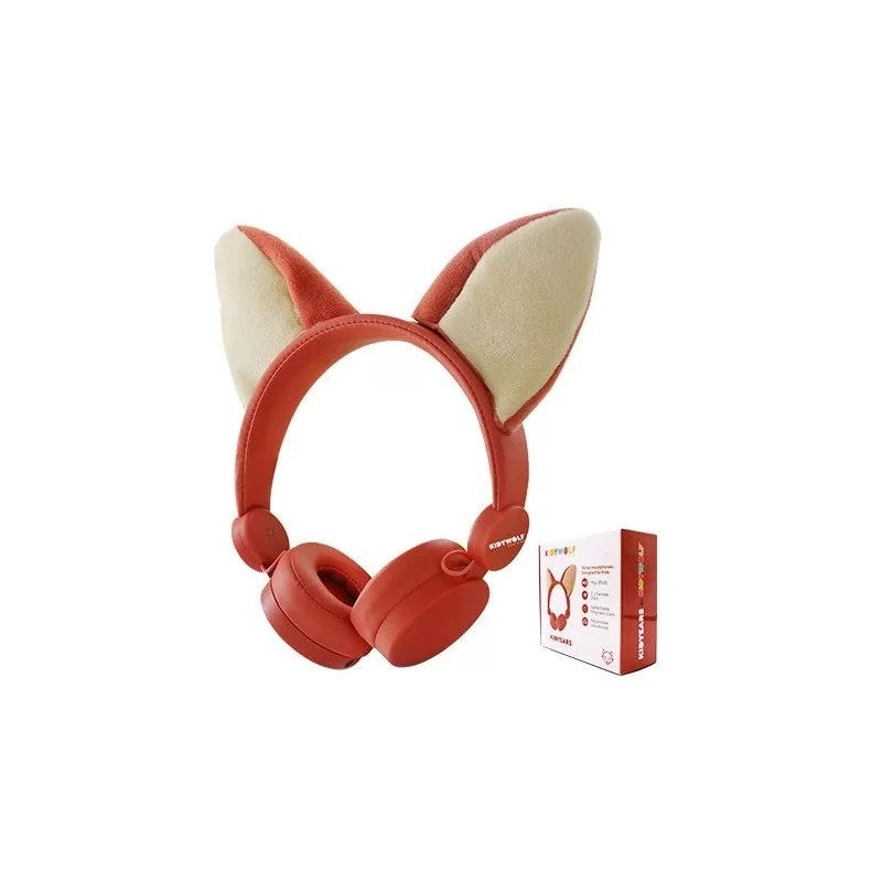 Headphones com Fio Raposa - KidyWolf