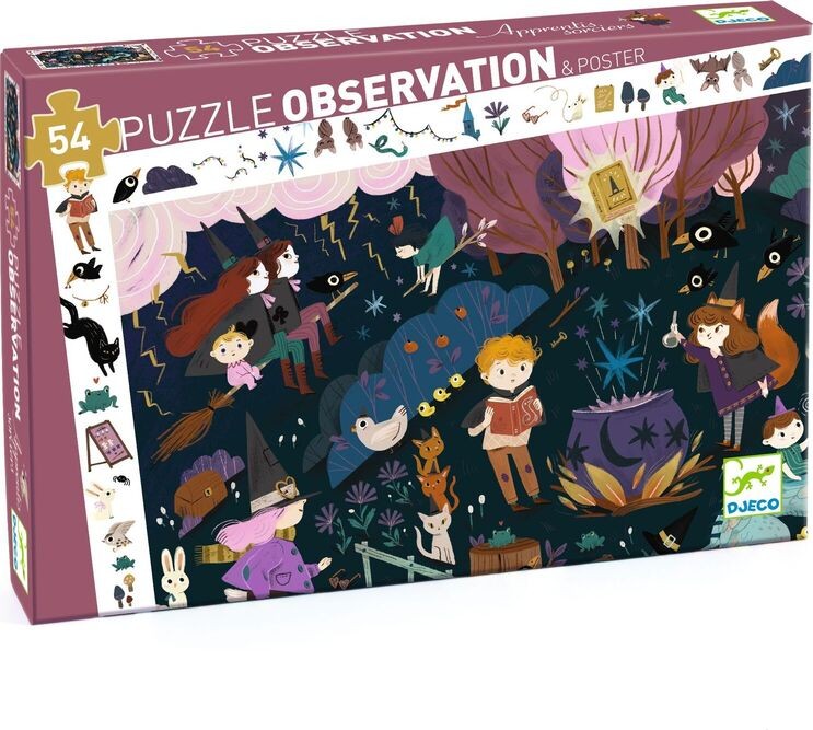 Puzzle de Observação 54pçs: Aprendiz de Feiticeiro - Djeco