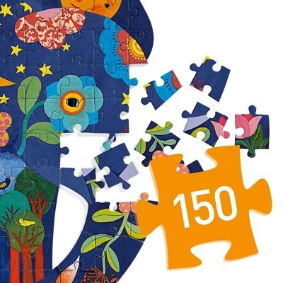 Puzzle ART 150pçs: Elefante - Djeco